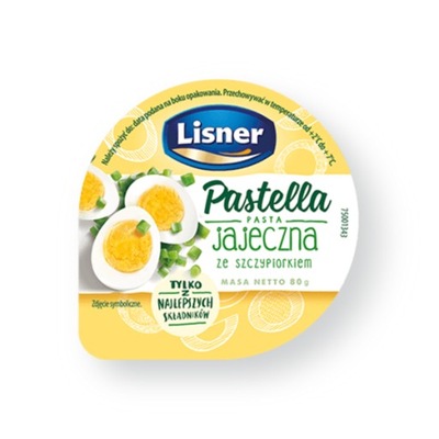 Lisner Pastella jajeczna ze szczypiorkiem 80 g