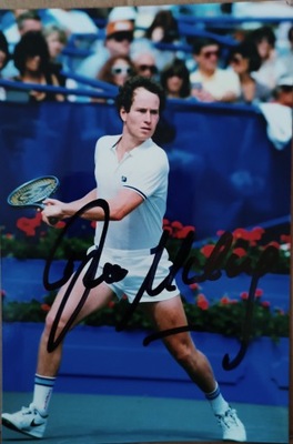 JOHN McEnroe - zdjęcie z autografem