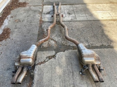 Bentley continental gt gtc гаситель выхлоп 3w0000120 фото №1