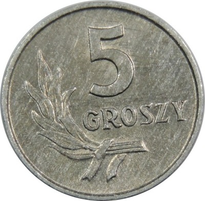 5 GROSZY 1963 - POLSKA - STAN (1-) - K2813