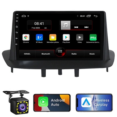 RADIO DE AUTOMÓVIL GPS RENAULT MEGANE 3 3 2/32GB CARPLAY BT 2-DIN  