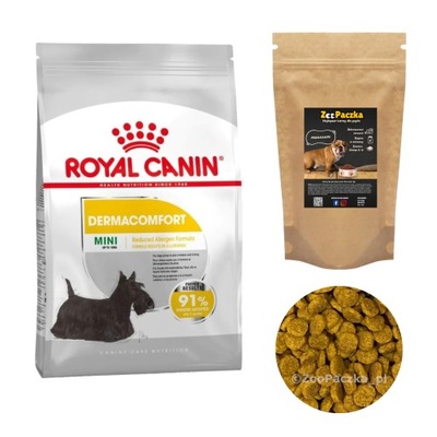 Royal Canin Mini Dermacomfort alergia pokarmowa 1kg | karma na wagę