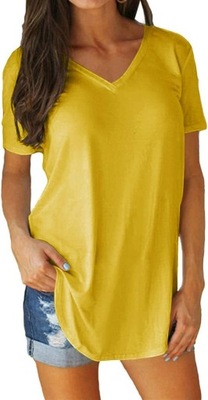 Damska koszulka żółta roz M