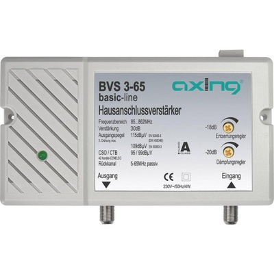 Wzmacniacz telewizji kablowej Axing BVS 3-65 30 dB