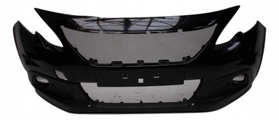 Бампер перед передній peugeot 2008 lift + накладки фото №1