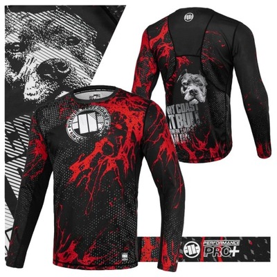 LONGSLEEVE koszulka z długim rękawem PIT BULL PITBULL Blood Dog PRO+ XXL