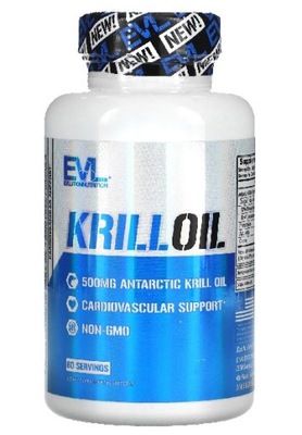 Evlution Nut Olej z Kryla Antarktycznego Omega 3 Krill Oil 500 mg 60k