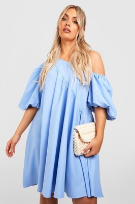 BOOHOO MINI SUKIENKA OVERSIZE BUFKI UN8 XXJ__50