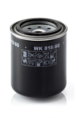 FILTRO COMBUSTIBLES WK818/80/MAN MANN FILTROS  