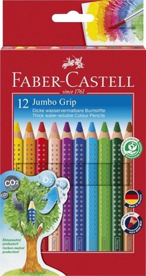 Faber-Castell Kredki Jumbo Grip 12 kol