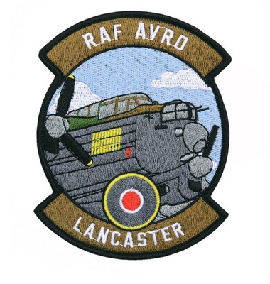 Naszywka RAF AVRO LANCASTER wyszywana
