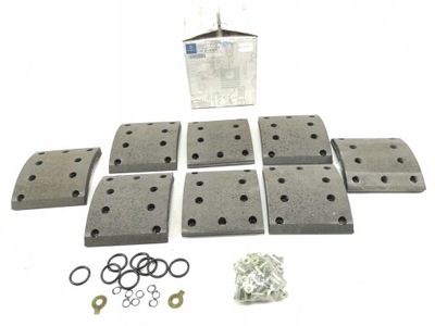 Набір накладок колодка гальмівних mercedes actros фото №1