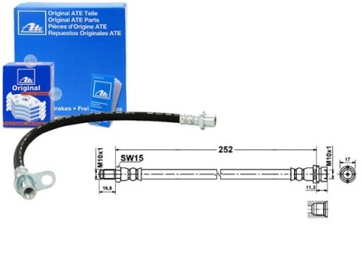 Шланг тормозной elast. ford transit transit tour фото №1
