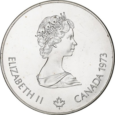 Moneta, Canada, Elizabeth II, 5 Dollars, 1973, Roy