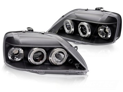 FAROS REJILLAS BLACK DIODO LUMINOSO LED DO DACIA LOGAN 04-08  