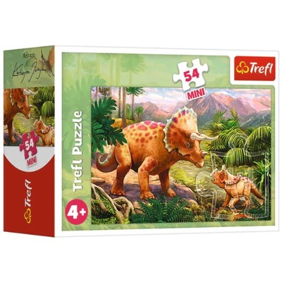 TREFL PUZZLE 54 EL. MINI NIESAMOWITE DINOZAURY