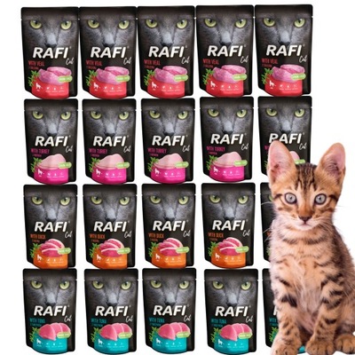Rafi Cat karma dla kota mix smaków 20x100g