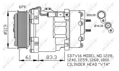 COMPRESSOR AIR CONDITIONING 32198  