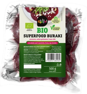 BIO buraki gotowane na parze 500 g atodobre!