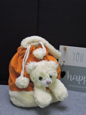 PLUSZOWA TOREBKA WOREK MIŚ