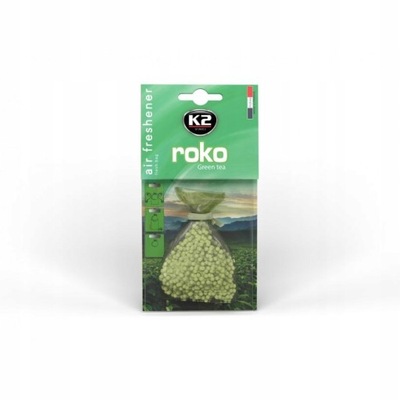 K2 ROKO GREEN TEA 20g ZAPACH SAMOCHODOWY
