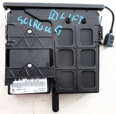 Vw scirocco iii 1k8 lift r-line модуль блок управления интерфейс media 5n0035342g фото №1