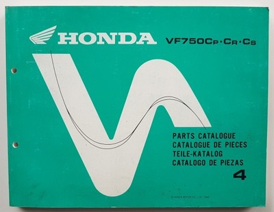 HONDA VF 750 C - KATALOG PIEZAS DE REPUESTO 1994 / 4  