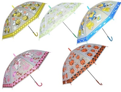 Parasolka parasol kolorowy dziecięcy automat 75703