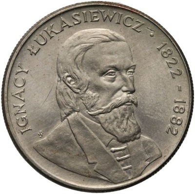 Polska, PRL, 50 złotych 1983, Łukasiewicz, st. 1-