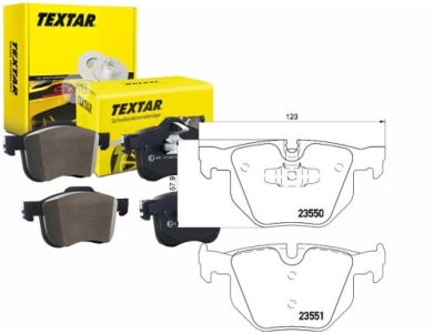 Комплект тормозных колодок тормозных textar 34216791938 342 фото №1