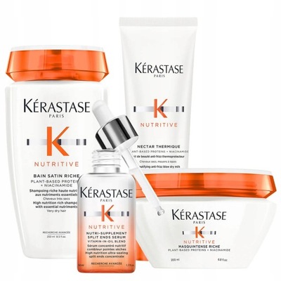 Kerastase Nutritive szampon maska nektar olejek