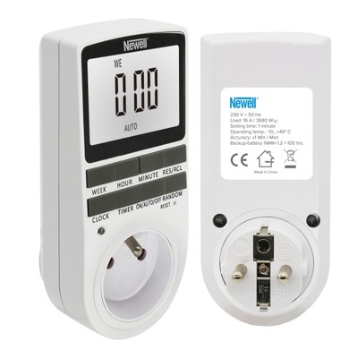 PROGRAMATOR CZASOWY WŁĄCZNIK WYŁĄCZNIK LCD 16A 3680W HARMONOGRAM TIMER