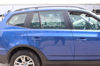 Дверей правий задній задні bmw x3 e83 montegoblau a51 фото №1