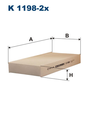ФИЛЬТР САЛОНА ФИЛЬТРON K1198-2X K11982X