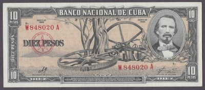 Kuba - 10 pesos 1960 (XF-aUNC)