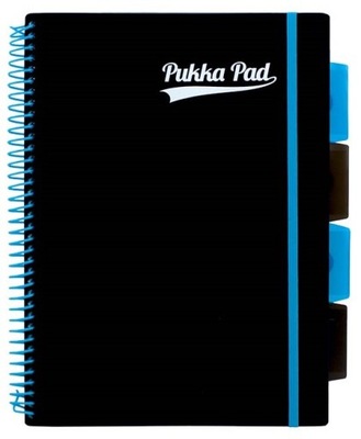 Kołonotatnik Pukka Project Book PP Neon B5/100 Kratka Niebieski/Czarny