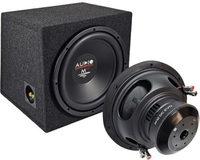 Audio System M12 evo DC 500W RMS 30cm dwucewkowy 2Ohm obudowa 30dm3