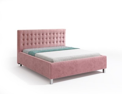 Łóżko 140x200 V łóżko tapicerowane do sypialni