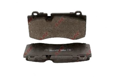 Abe комплект тормозных колодок ham. перед mercedes cls c219 фото №1