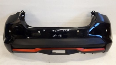 Nissan micra 2016 бампер задня фото №1