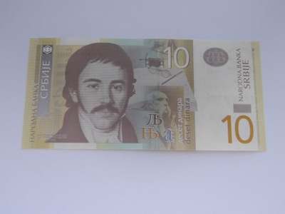 [B0575] Serbia 10 dinarów 2013 r. UNC
