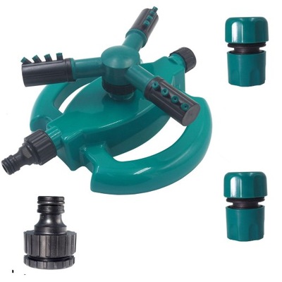 Automatic Yard Sprinkler 3 Arms DN20 Quick Connect