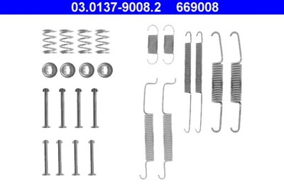 SPRĘŻYNKI DO КОЛОДОК HAM. AUDI SEAT VW