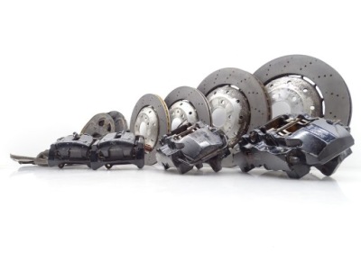 Комплект супорти + гальмівні диски audi rs4 b8 rs5 8t 4.2 fsi swap 365mm 330mm brembo фото №1