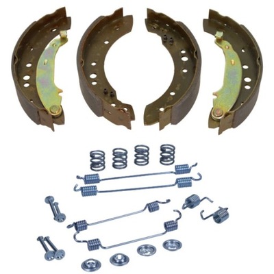 Гальмівні колодки + пружини renault clio ii twingo ii 07- фото №1