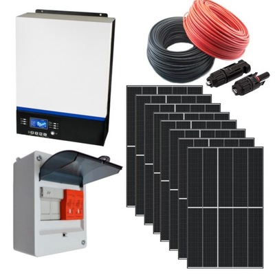 Zestaw fotowoltaiczny Off-Grid ESB 6kW 8 paneli PV