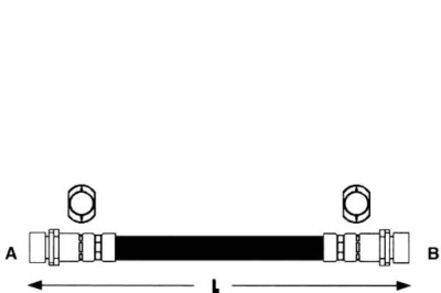 Шланг тормозной t mondeo седан 93-96 lpr фото №1