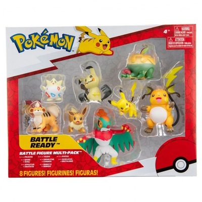 POKEMON Figurki Bitewne 8 SZTUK Seria 9