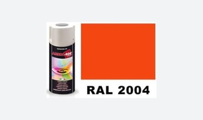 LAKIER ОРАНЖЕВАЯ 400 ML ГЛЯНЕЦ RAL 2004 6 ШТ.