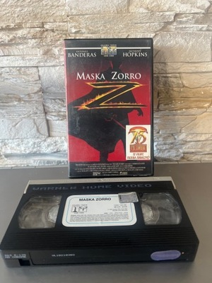 Kaseta VHS AG - Maska Zorro - Piękny Stan